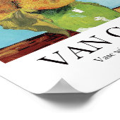 Vase met drie zonnebloemen door Vincent Van Gogh Poster (Hoek)