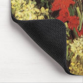 Vase met Gladioli, anjers van Vincent van Gogh Muismat (Hoek)