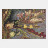 Vase met Gladioli door Vincent van Gogh Inpakpapier Vel (Voorkant 2)