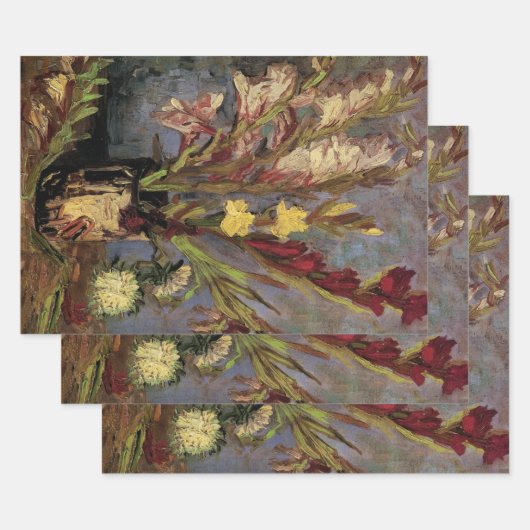 Vase met Gladioli door Vincent van Gogh Inpakpapier Vel (Set)