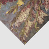 Vase met Gladioli door Vincent van Gogh Tissuepapier (Detail)