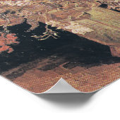 Vase met Gladioli en anjers door Van Gogh Poster (Hoek)