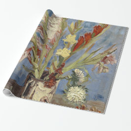 Vase met Gladioli en Chinese zusters van Van Gogh Cadeaupapier