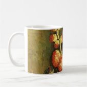 Vase met Hollyhocks van Vincent van Gogh Koffiemok (Links)