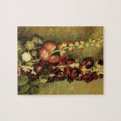 Vase met Hollyhocks van Vincent van Gogh Legpuzzel (Horizontaal)