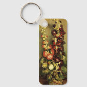 Vase met Hollyhocks van Vincent van Gogh Sleutelhanger (Voorkant)