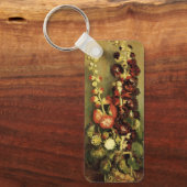 Vase met Hollyhocks van Vincent van Gogh Sleutelhanger (Voorkant)