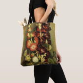 Vase met Hollyhocks van Vincent van Gogh Tote Bag (Dichtbij)