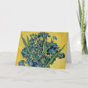 Vase met IRIP's door Van Gogh - Stilte Kaart