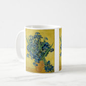Vase met Irises door Van Gogh Koffiemok (Voorkant links)
