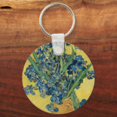 Vase met Irises door Van Gogh Sleutelhanger (Voorkant)
