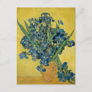 Vase met Irises door Van Gogh - Stilstaand leven Briefkaart