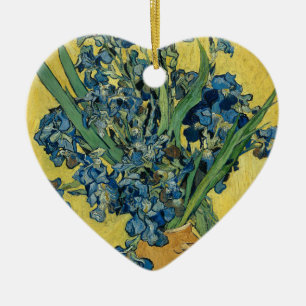 Vase met Irises door Van Gogh - Stilstaand leven Keramisch Ornament