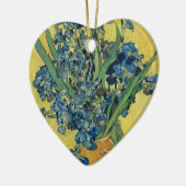 Vase met Irises door Van Gogh - Stilstaand leven Keramisch Ornament (Links)