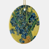 Vase met Irises door Van Gogh - Stilstaand leven Keramisch Ornament (Rechts)