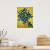 Vase met Irises door Van Gogh - Stilstaand leven Poster (Keuken)