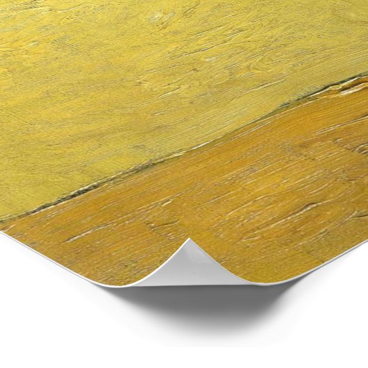 Vase met Irises door Van Gogh - Stilstaand leven Poster (Hoek)