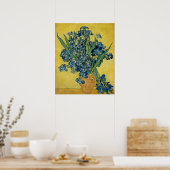 Vase met Irises door Van Gogh - Stilstaand leven Poster (Keuken)