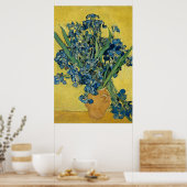 Vase met Irises door Van Gogh - Stilstaand leven Poster (Keuken)