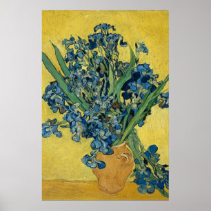 Vase met Irises door Van Gogh - Stilstaand leven Poster