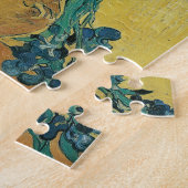 Vase met Irises door Vincent van Gogh,  Kunst Legpuzzel (Zijkant)