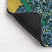 Vase met Irises door Vincent van Gogh,  Kunst Muismat (Hoek)
