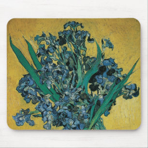 Vase met Irises door Vincent van Gogh,  Kunst Muismat