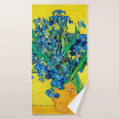 Vase met Irises, Van Gogh Badhanddoek (Badhanddoek)