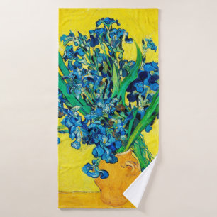 Vase met Irises, Van Gogh Badhanddoek