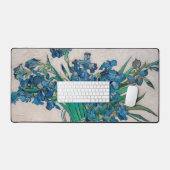 Vase met Irises, Van Gogh Bureaumat (Keyboard & Muis)