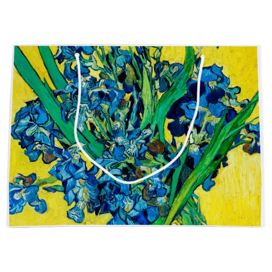 Vase met Irises, Van Gogh Groot Cadeauzakje (Voorkant)