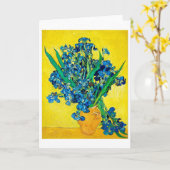 Vase met Irises, Van Gogh Kaart (Gele Bloem)