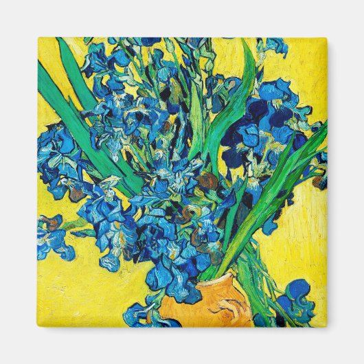 Vase met Irises, Van Gogh Magneet (Voorkant)
