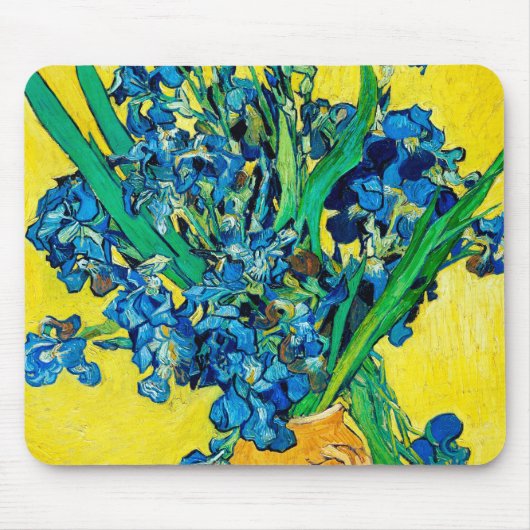 Vase met Irises, Van Gogh Muismat (Voorkant)