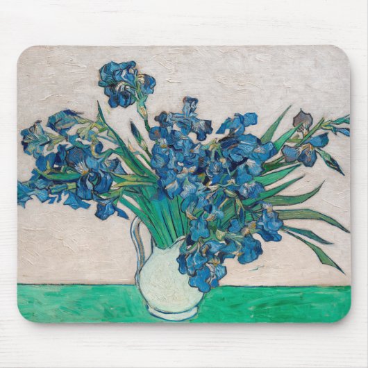 Vase met Irises, Van Gogh Muismat (Voorkant)