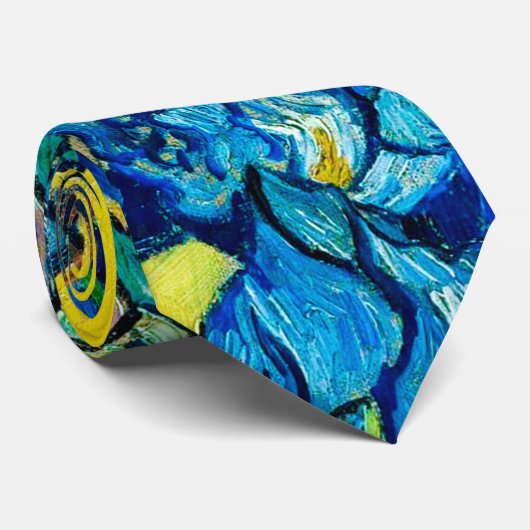 Vase met Irises, Van Gogh Stropdas (Opgerold)