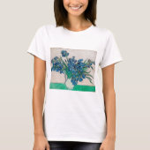 Vase met Irises, Van Gogh T-shirt (Voorkant)