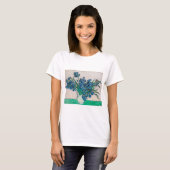 Vase met Irises, Van Gogh T-shirt (Voorkant volledig)