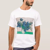 Vase met Irises, Van Gogh T-shirt (Voorkant)