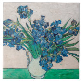 Vase met Irises, Van Gogh Tegeltje (Voorkant)