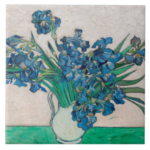 Vase met Irises, Van Gogh Tegeltje