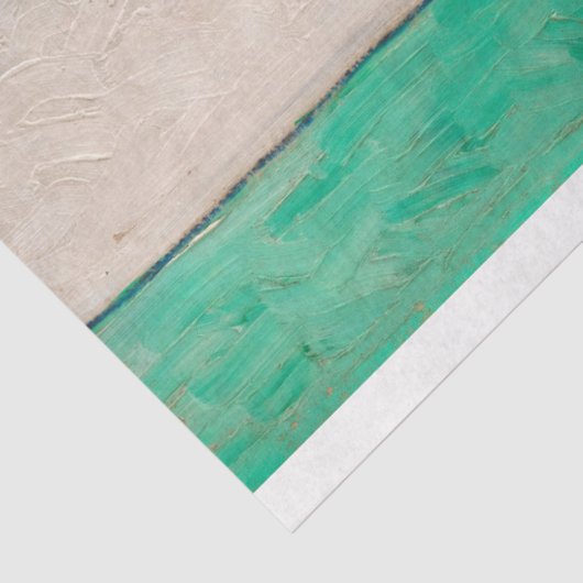 Vase met Irises, Van Gogh Tissuepapier (Detail)