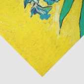 Vase met Irises, Van Gogh Tissuepapier (Detail)
