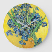Vase met Irises, Vincent Van Gogh Grote Klok (Voorkant)
