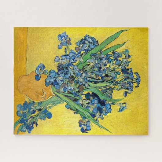 Vase met Irises, Vincent Van Gogh Legpuzzel (Horizontaal)
