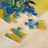 Vase met Irises, Vincent Van Gogh Legpuzzel (Zijkant)
