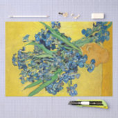 Vase met Irises, Vincent Van Gogh-ontbinding Tissuepapier (Craft)