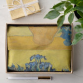 Vase met Irises, Vincent Van Gogh-ontbinding Tissuepapier (Geschenk)