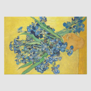 Vase met Irises, Vincent Van Gogh-ontbinding Tissuepapier