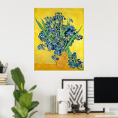 Vase met Irises, Vincent Van Gogh Poster (Thuiskantoor)